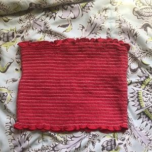 GORGEOUS brandy melville red tube top